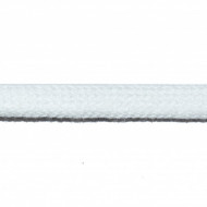 Snur plat Tiberiu 6 mm - 100 m rola - alb