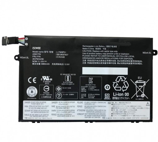 Baterie laptop Lenovo ThinkPad E14 E15 E480 E485 E490 E495 E580 E585 E590 E595 SB10K97606 L17L3P51 01AV445
