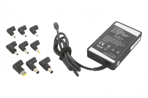 Incarcator laptop universal premium CM POWER Slim 15-20V 90W cu 10 adaptoare
