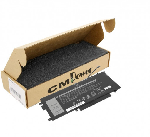 Baterie laptop CM Power compatibila cu Dell Latitude E5289, 7390 K5XWW N18GG 7300mAh