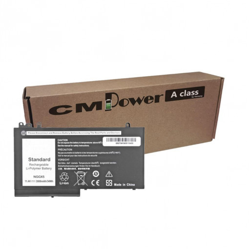 Baterie laptop CM Power compatibila cu Dell Latitude E5250, E5270 05TFCY,09P4D2,0RDRH9,5TFCY,