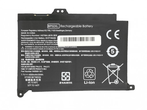 Baterie laptop HP Pavilion Notebook PC 15 15-AU010WM 15-AU018WM HSTNN-UB7B BP02XL HSTNN-LB7H 849569-542