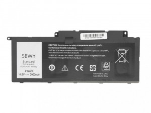 Baterie laptop CM Power compatibila cu Dell 15 seria 7537, F7HVR G4YJM T2T3J 14.8V