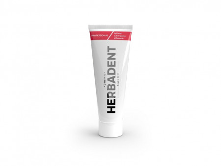 Herbadent PROFESSIONAL - Pasta de dinti Herbadent din plante cu fluor (1450ppm) - 100g - Img 2