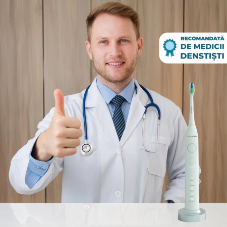 Periuță de dinți electrică Lemann UltraSonic Pro48 – Mystique Green - Img 6