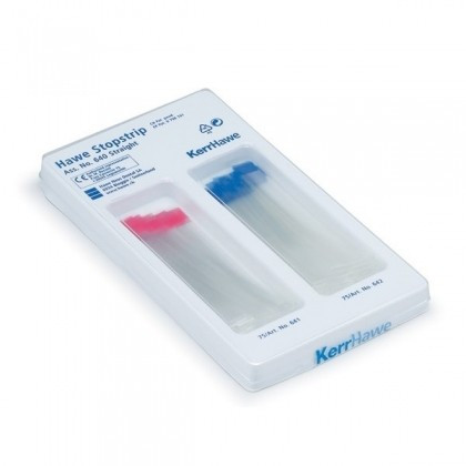Banda celuloid stopstrip - stopper galben - 100 benzi