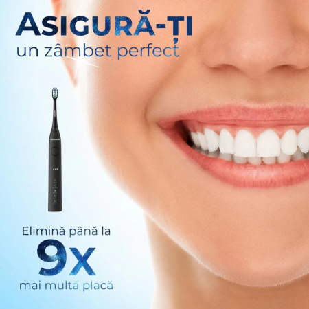 Periuță de dinți electrică Lemann UltraSonic Pro48 – Black Cosmos - Img 2