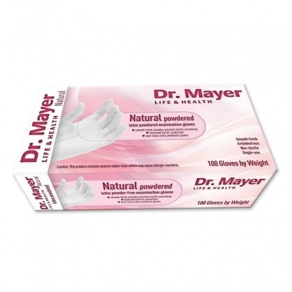 Manusi examinare latex pudrate (Dr. Mayer)