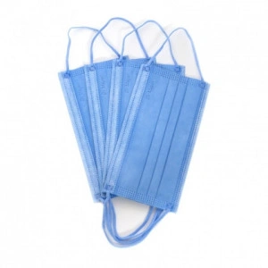 Dr. Mayer - Masti medicale in 4 straturi - Albastru - 50 bucati