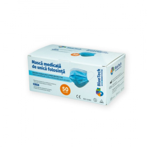 Masti medicale tip II R - Bluetech - 50 Bucati