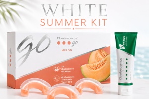 Opalescence GO mini - SUMMER KIT - 3 gutiere Opalescence GO MELON + 1 pasta Opalescence Travel GRATIS