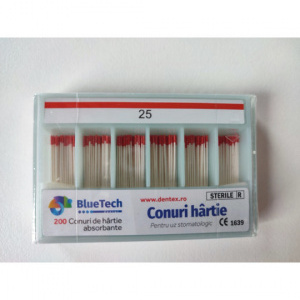 Conuri hartie, conicitatre 0,6 - Bluetech - 100 bucati