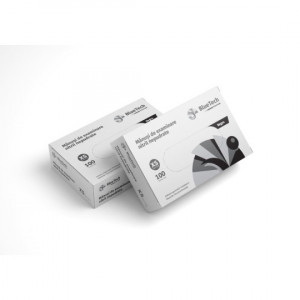 Bluetech - Manusi nitril nepudrate negre - 100 bucati