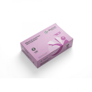 Bluetech - Manusi nitril nepudrate mov - 100 bucati