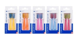 Curaprox - Travel Set Refill - Travel set cu periuta de dinti CS 5460 Travel - 2 bucati