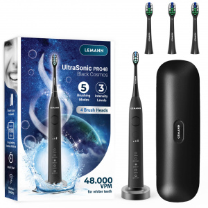 Periuță de dinți electrică Lemann UltraSonic Pro48 – Black Cosmos