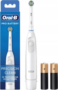 Periuta de dinti electrica Oral B PRO BATTERY Precision Clean, alb, cu baterii