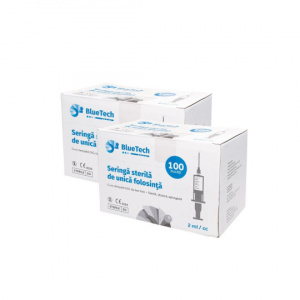 Bluetech - Seringa cu ac - 100 buc / cutie