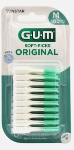 GUM Soft Picks Original Medium - Accesorii Interdentare 100 bucati