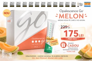Opalescence Go melon = kit 4 gutiere + 1 buc pasta Opalescence travel CADOU - Img 4