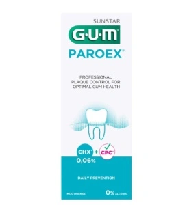 GUM Paroex 0,06% Clorhexidina Daily Prevention - Apa de gura preventie zilnica, fara alcool - 500ml - Img 2
