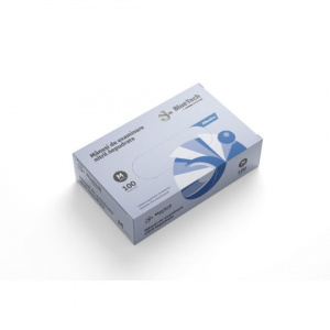 Manusi nitril blue - Bluetech - 100 bucati