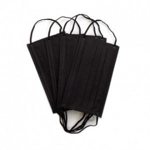 Dr. Mayer - Masti medicale in 4 straturi - Negre - 50 bucati