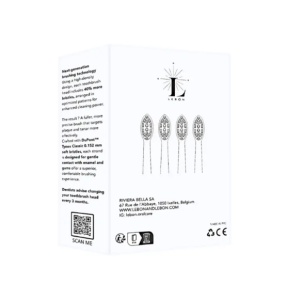 Lebon - Replacement Brush Heads x 4 - Set rezerve periuta electrica - 4 bucati - Img 2