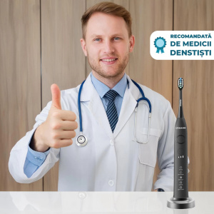 Periuță de dinți electrică Lemann UltraSonic Pro48 – Black Cosmos - Img 6