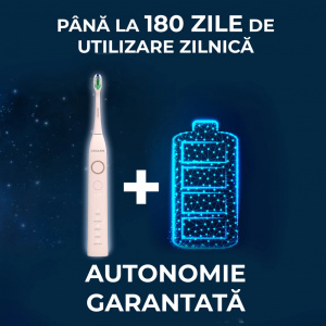 Periuță de dinți electrică Lemann UltraSonic Pro48 – Pink Powder - Img 4