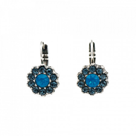 Cercei placati cu Argint 925, cu cristale Swarovski, Nightfall | 1157-1316SP6-Multicolor-5340
