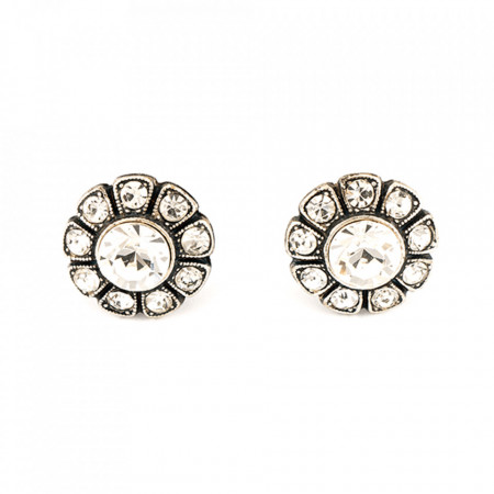 Cercei placati cu Argint 925, cu cristale Swarovski, On a Clear Day | 1131-001001SP2-Transparent-2001
