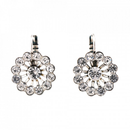Cercei placati cu Argint 925, cu cristale Swarovski, On a Clear Day | 1195/1-001001SP6-Transparent-5492