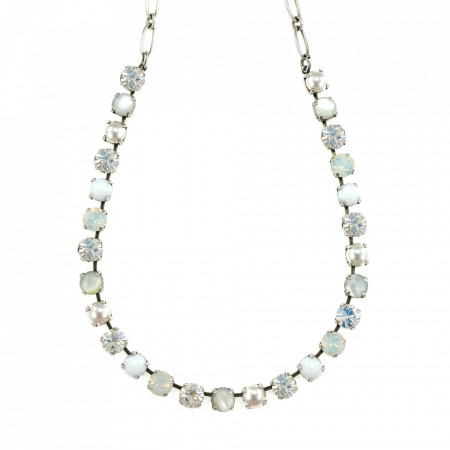 Colier placat cu Argint 925, cu cristale Swarovski, Forever | 3252-M5087SP-Multicolor-6182