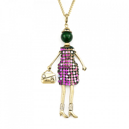 Bambola in Stile Newyorkese-Color-Green-Verde-633