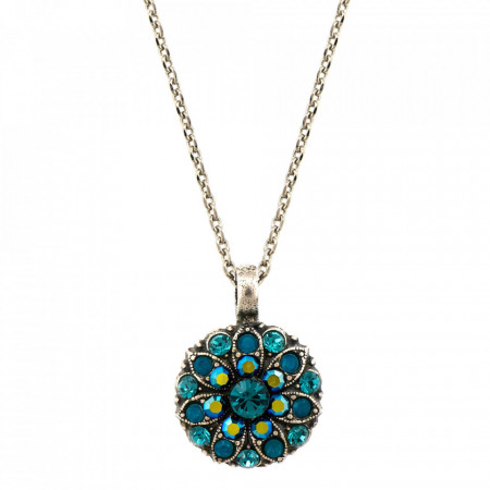 Pandantiv cu lant placat cu Argint 925, cu cristale Swarovski, Guardian Angel | 5212-3322SP-Multicolor-6823