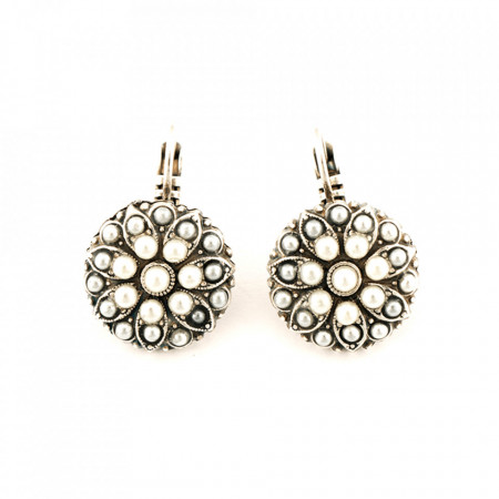 Cercei placati cu Argint 925, cu cristale Swarovski, Guardian Angel | 1029-M48SP6-Alb-1354