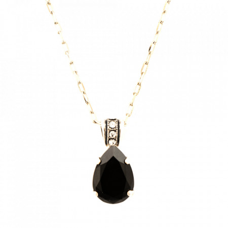 Pandantiv cu lant placat cu Argint 925, cu cristale Swarovski, Check Mate | 5312-280-1SP-Multicolor-6874
