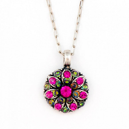 Pandantiv cu lant placat cu Argint 925, cu cristale Swarovski, Guardian Angel | 5212-502SP-Multicolor-6835