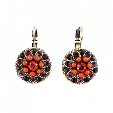 Cercei placati cu Argint 925, cu cristale Swarovski, Guardian Angel | 1029-845SP6-Multicolor-1346