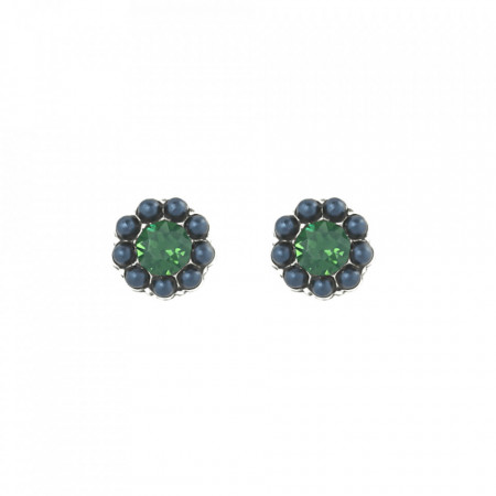 Cercei placati cu Argint 925, cu cristale Swarovski, Julia | 1379-1001sp2-Multicolor-5476