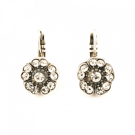Cercei placati cu Argint 925, cu cristale Swarovski, On a Clear Day | 1220-001001SP6-Transparent-5556