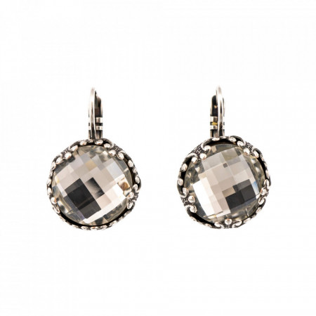 Cercei placati cu Argint 925, cu cristale Swarovski, On a Clear Day | 1374-001ASP6-Transparent-5456