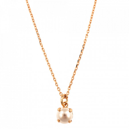 Pandantiv cu lant placat cu Aur roz de 24K, cu cristale originale, Take my Breath Away | 5440-139RG