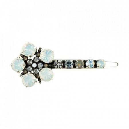 Agrafa de par placata cu Argint 925, cu cristale Swarovski, Forever | 9404-1049SP-Multicolor-6217