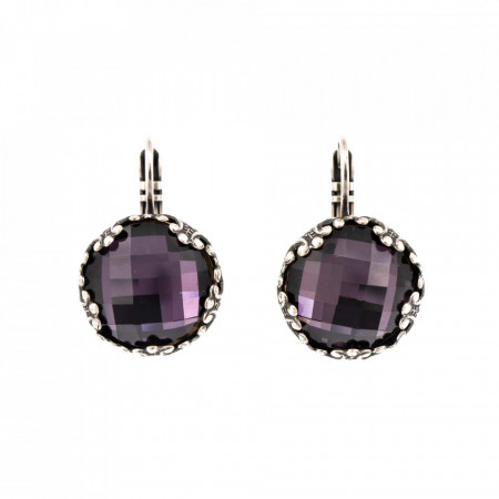 Cercei placati cu Argint 925, cu cristale Swarovski, Bohemian Rhapsody | 1374-204ASP6-Mov-5458