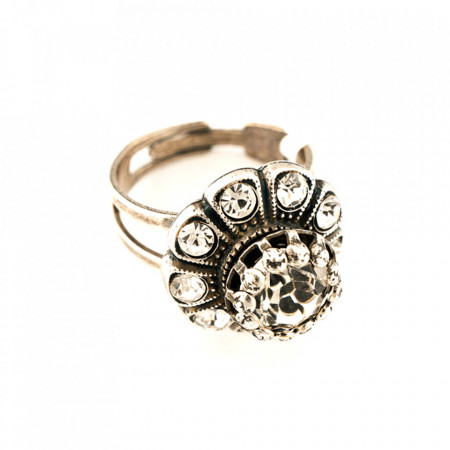 Inel placat cu Argint 925, cu cristale Swarovski, On a Clear Day | 7211-001001SP-Transparent-7768
