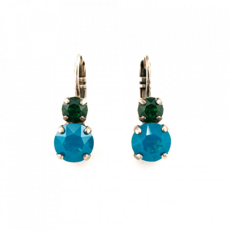 Cercei placati cu Argint 925, cu cristale Swarovski, Julia | 1190-1316SP6-Multicolor-5429