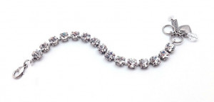 Bratara placata cu Argint 925, cu cristale Swarovski, On a Clear Day | 4252-001SP-Transparent-1460