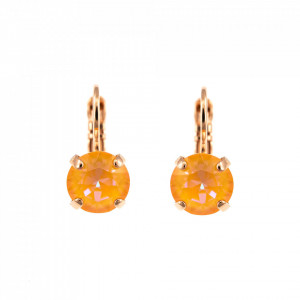Cercei placati cu Aur roz de 24K, cu cristale originale, Candy | 1440-140RG6